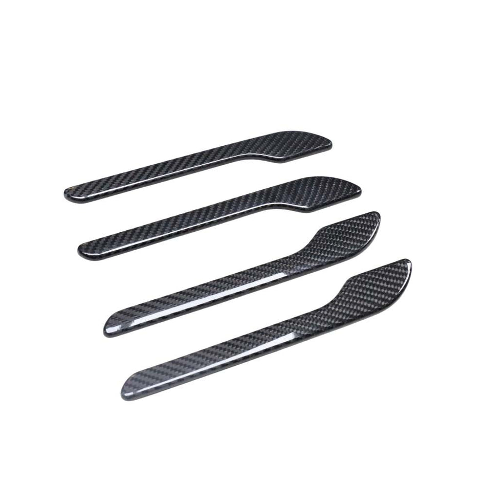 TESLA MODEL Y 2025+ FACELIFT DRY CARBON FIBRE DOOR HANDLE COVER