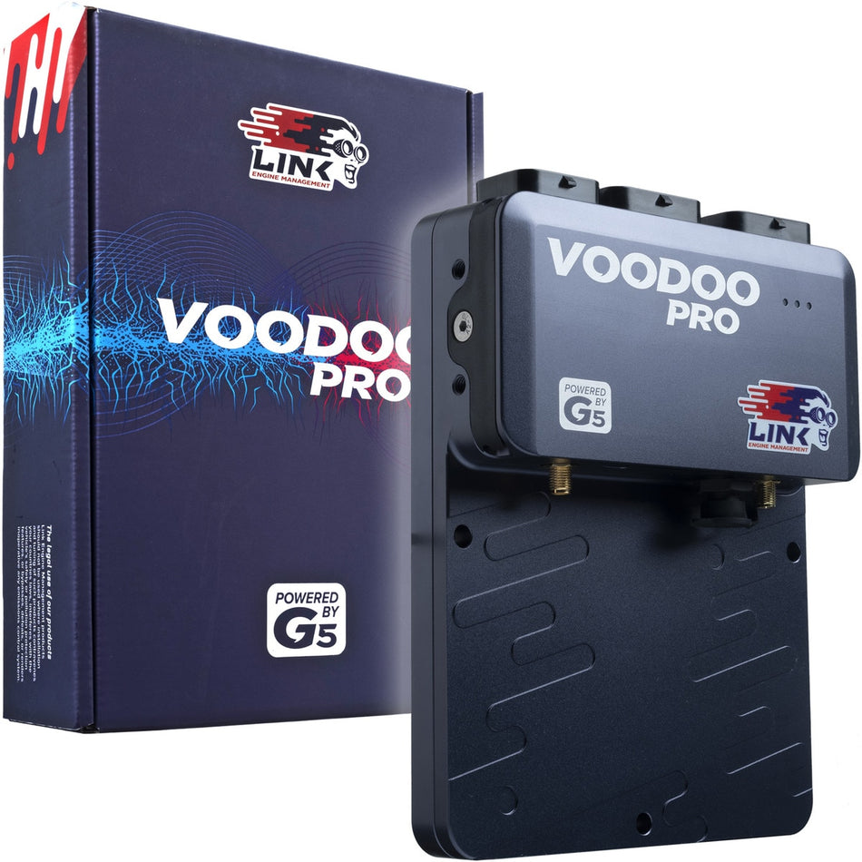 LINK G5 Voodoo Pro 12x fuel, 8x ignition & 4x multi-purpose drives, 2x knock, 2x wideband, 2x E-Throttle