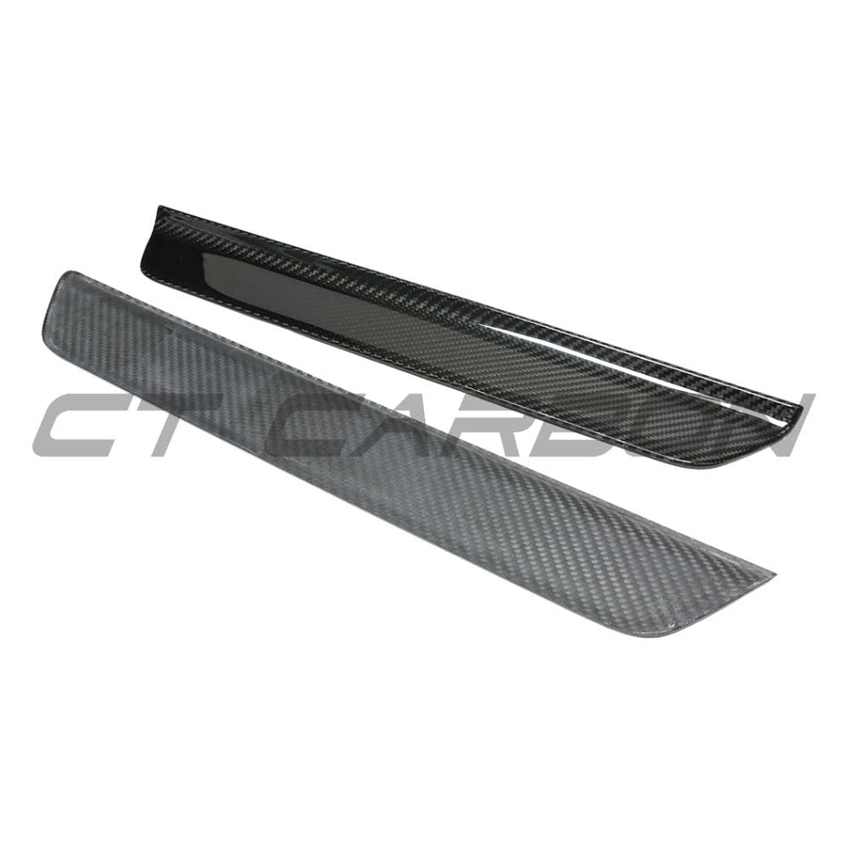 TESLA MODEL Y 2025+ FACELIFT DRY CARBON FIBRE DOOR SILL COVER