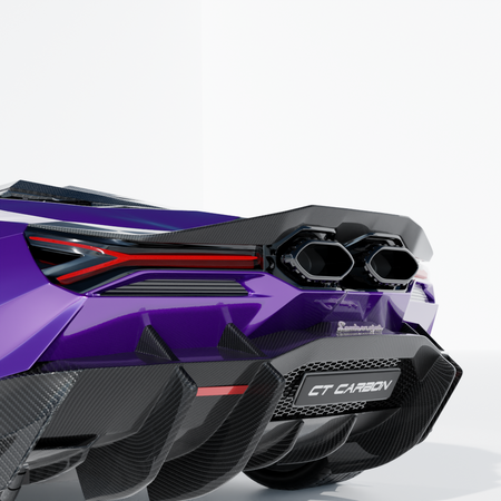LAMBORGHINI REVUELTO CARBON FIBRE SPOILER - CT DESIGN-Spoiler-CT CARBON-CT Carbon - High-quality carbon fiber and gloss black aerodynamic parts for premium sports and luxury vehicles.