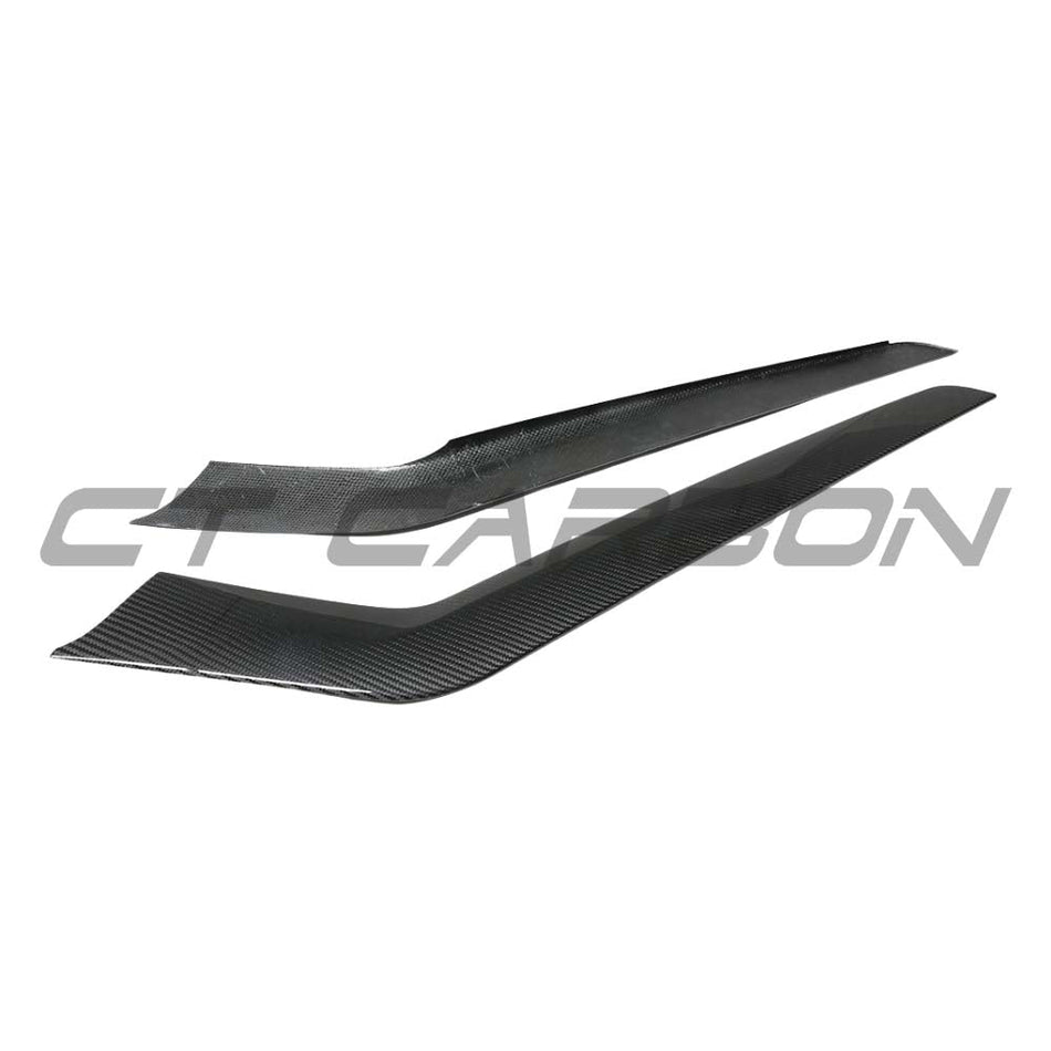 TESLA MODEL Y 2025+ FACELIFT DRY CARBON CENTER CONSOLE SIDE PANEL - V1