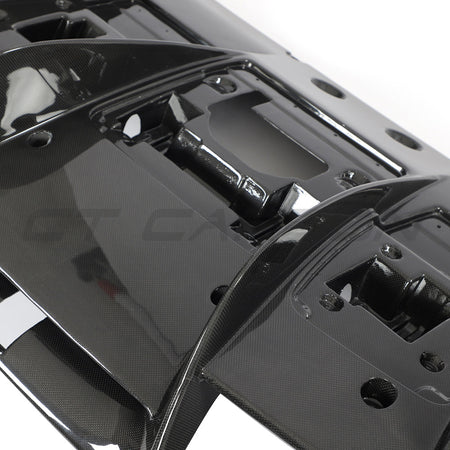 FERRARI F8 2019-2023 CARBON FIBRE DIFFUSER-Diffuser-CT CARBON-CT Carbon - High-quality carbon fiber and gloss black aerodynamic parts for premium sports and luxury vehicles.