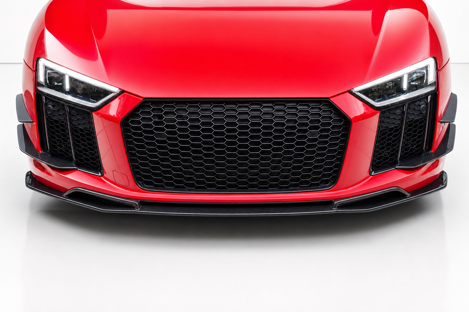 Audi R8 4S Carbon Fiber Front Splitter Lip V2
