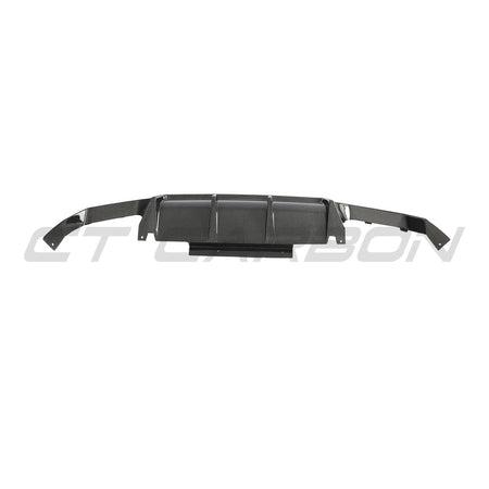BMW G02 X4 & F98 X4M LCI 2022-2025 CARBON FIBRE DIFFUSER-Diffuser-CT CARBON-CT Carbon - High-quality carbon fiber and gloss black aerodynamic parts for premium sports and luxury vehicles.