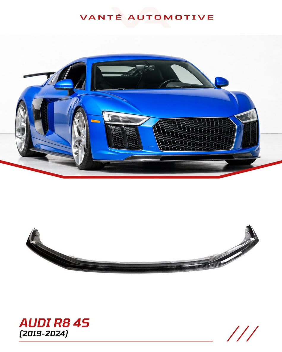 Audi R8 4S Carbon Fiber Front Splitter Lip V3