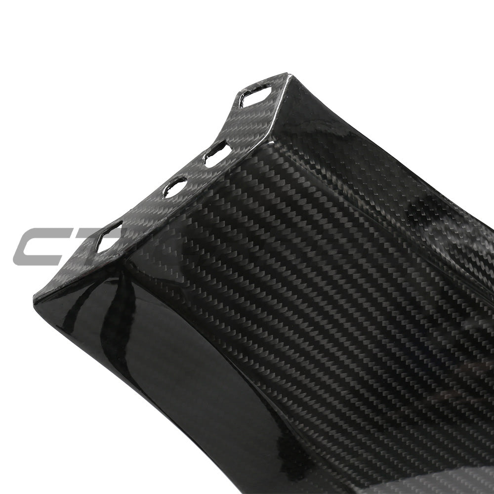 BMW F87 M2C CARBON PRE-PREG FIBRE FRONT BUMPER-Bumper-CT CARBON-CT Carbon - High-quality carbon fiber and gloss black aerodynamic parts for premium sports and luxury vehicles.