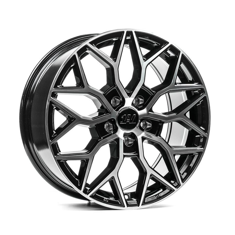 1AV ZX12T 18x8 ET40 5x108 Gloss Black & Polished