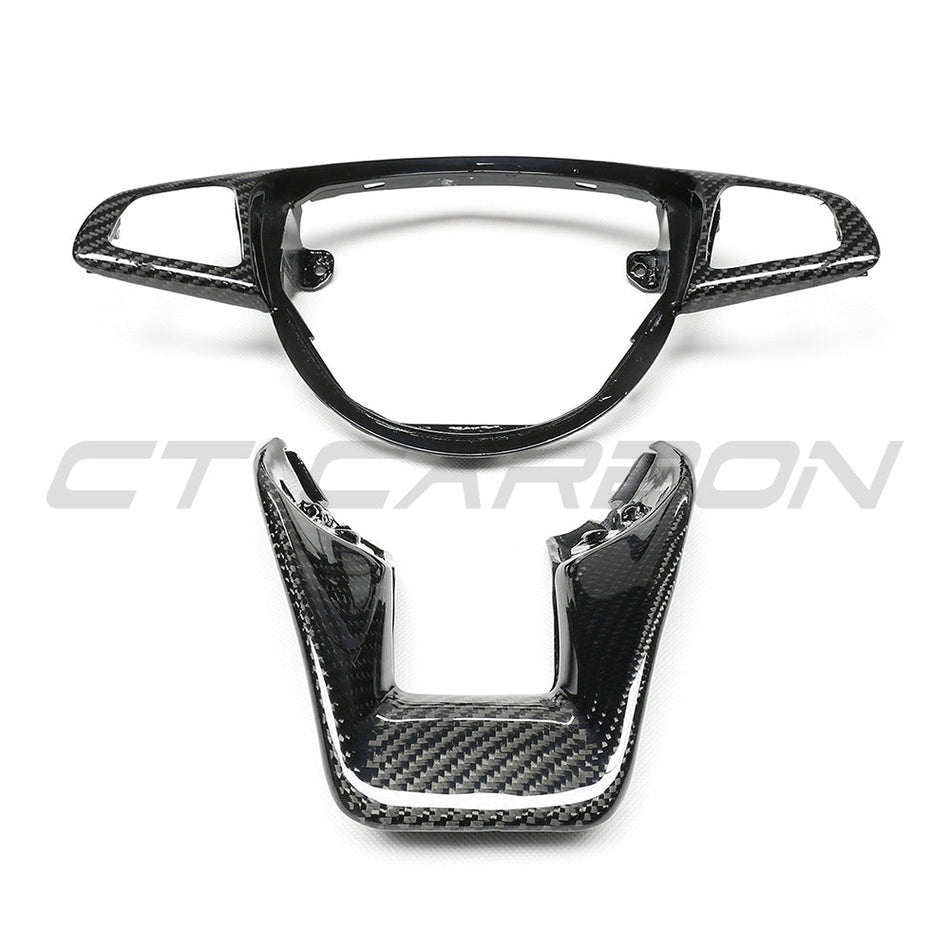MERCEDES AMG CARBON FIBRE STEERING WHEEL TRIM