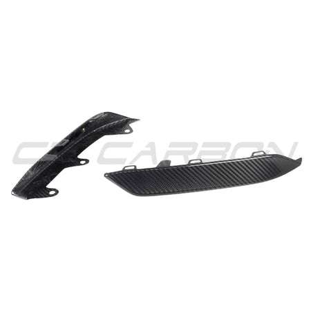 BMW M8 F91/F92/F93 2019+ CARBON FIBRE LOWER FRONT BUMPER TRIM-Accessories-CT CARBON-CT Carbon - High-quality carbon fiber and gloss black aerodynamic parts for premium sports and luxury vehicles.