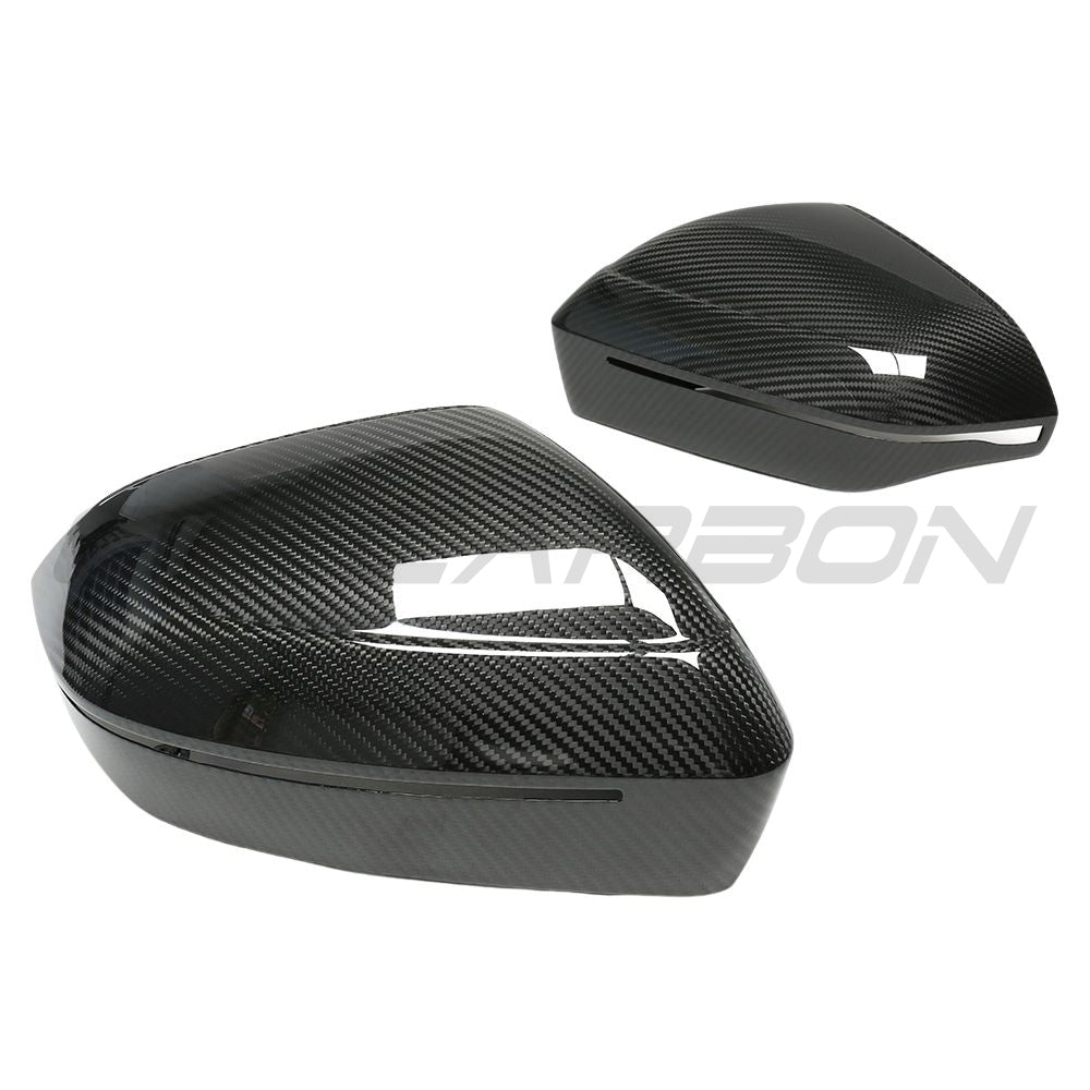 BMW M5 G90, 5 SERIES & i5 M60 G60 PRE-PREG CARBON FIBRE MIRRORS V2 - LHD-Accessories-CT CARBON-CT Carbon - High-quality carbon fiber and gloss black aerodynamic parts for premium sports and luxury vehicles.