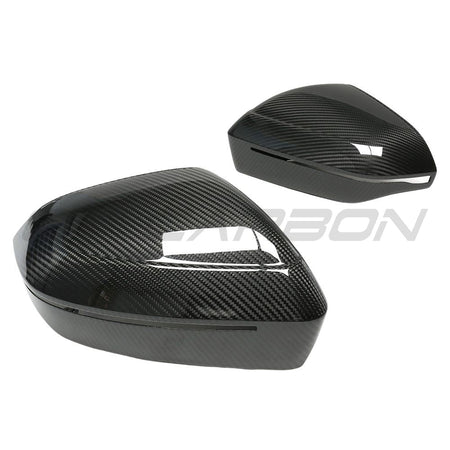 BMW M5 G90, 5 SERIES & i5 M60 G60 PRE-PREG CARBON FIBRE MIRRORS V2 - LHD-Accessories-CT CARBON-CT Carbon - High-quality carbon fiber and gloss black aerodynamic parts for premium sports and luxury vehicles.
