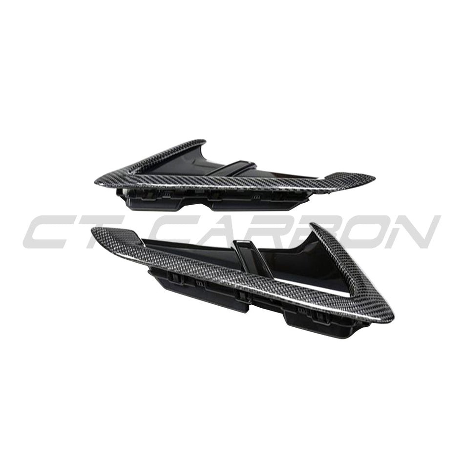 BMW G01/G02 X3/X4 & F97/F98 X3M/X4M 2018-2025 CARBON FIBRE FENDER TRIM-Accessories-CT CARBON-CT Carbon - High-quality carbon fiber and gloss black aerodynamic parts for premium sports and luxury vehicles.