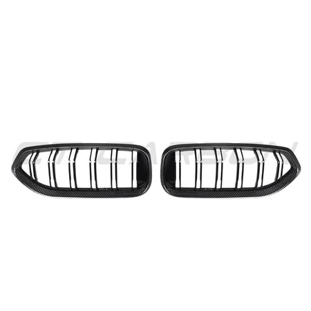 BMW Z4 G29 PRE-LCI DOUBLE SLAT CARBON FIBRE FRONT GRILLE-Grille-CT CARBON-CT Carbon - High-quality carbon fiber and gloss black aerodynamic parts for premium sports and luxury vehicles.