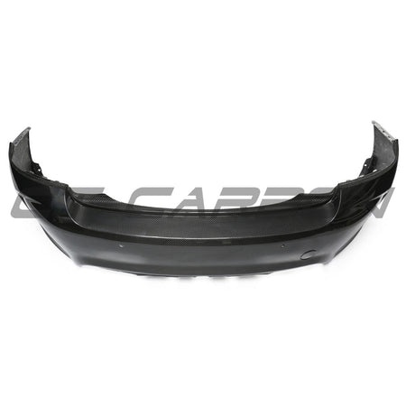 BMW F87 M2/M2C CARBON PRE-PREG FIBRE REAR BUMPER-Bumper-CT CARBON-CT Carbon - High-quality carbon fiber and gloss black aerodynamic parts for premium sports and luxury vehicles.