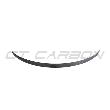 TESLA MODEL 3 2023+ CARBON FIBRE SPOILER - V1-Spoiler-CT CARBON-CT Carbon - High-quality carbon fiber and gloss black aerodynamic parts for premium sports and luxury vehicles.
