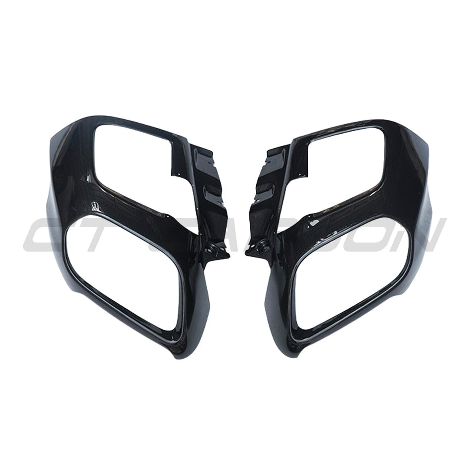 FERRARI 812 SUPERFAST & GTS 2017-2024 CARBON FIBRE REAR BUMPER CORNERS - OE STYLE