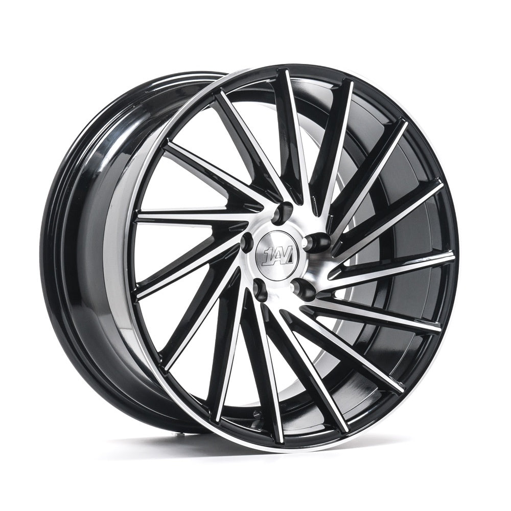 1AV ZX1 19x8.5 ET40 5x110 Gloss Black & Polished