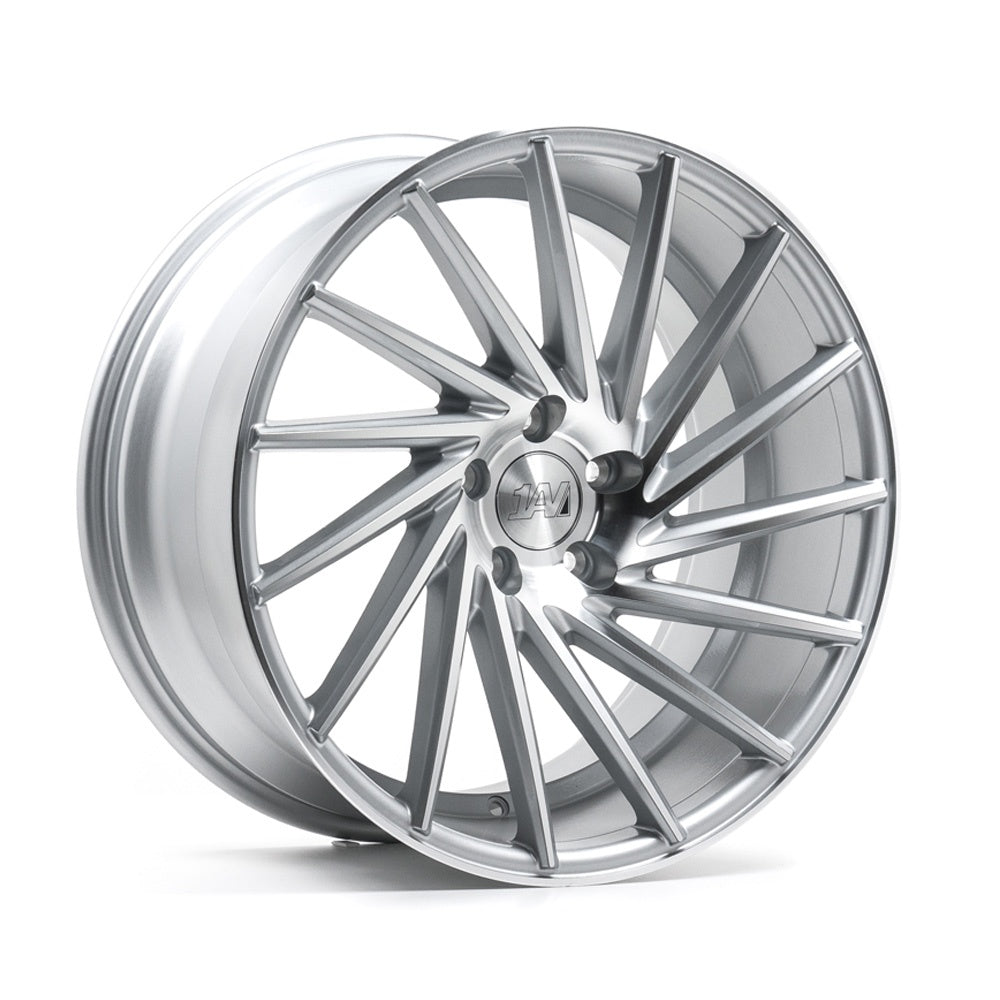1AV ZX1 19x8.5 ET40 5x108 Gloss Silver & Polished