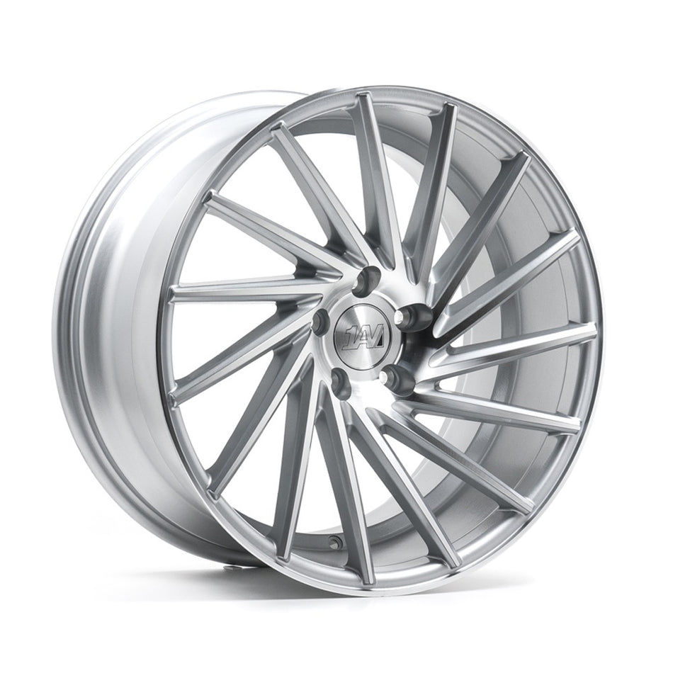 1AV ZX1 19x8.5 ET40 5x115 Gloss Silver & Polished