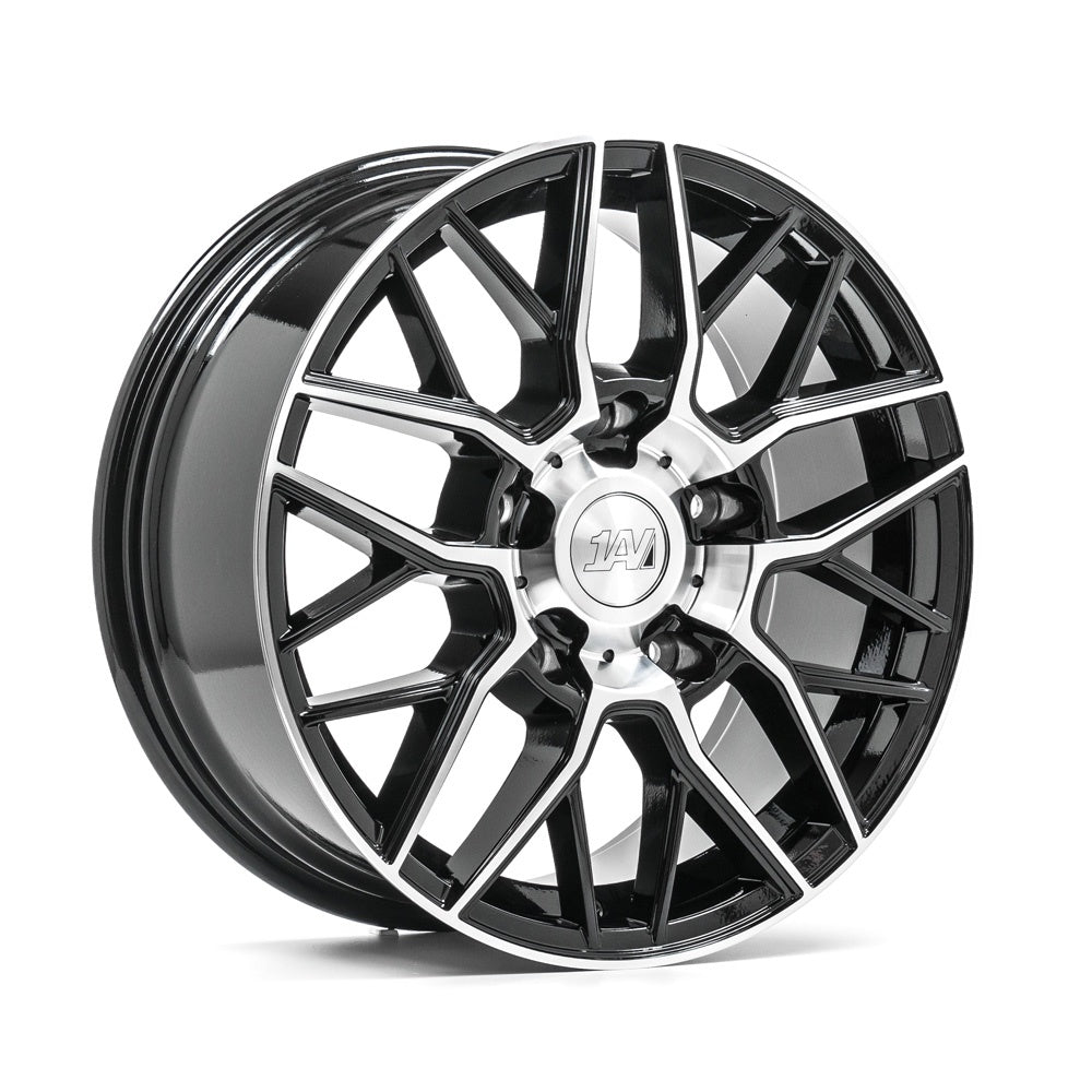 1AV ZX11T 18x8 ET50 5x160 Gloss Black & Polished