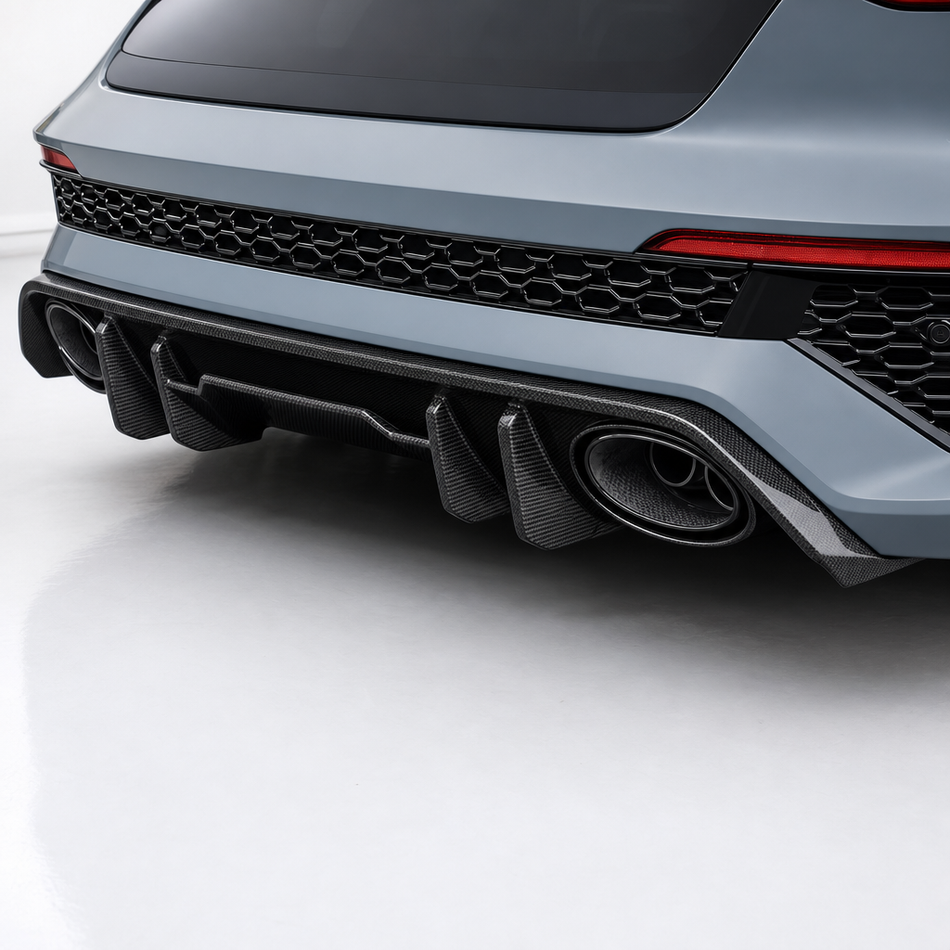 Audi RS3 8Y 2021+ Carbon Fiber Rear Diffuser Kit