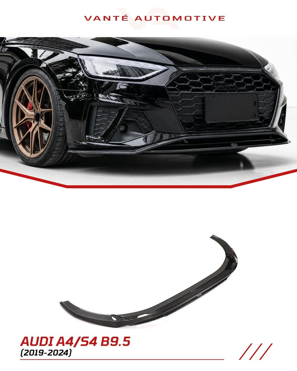 Audi A4 S-Line / S4 B9.5 Carbon Fibre Front Lip Splitter