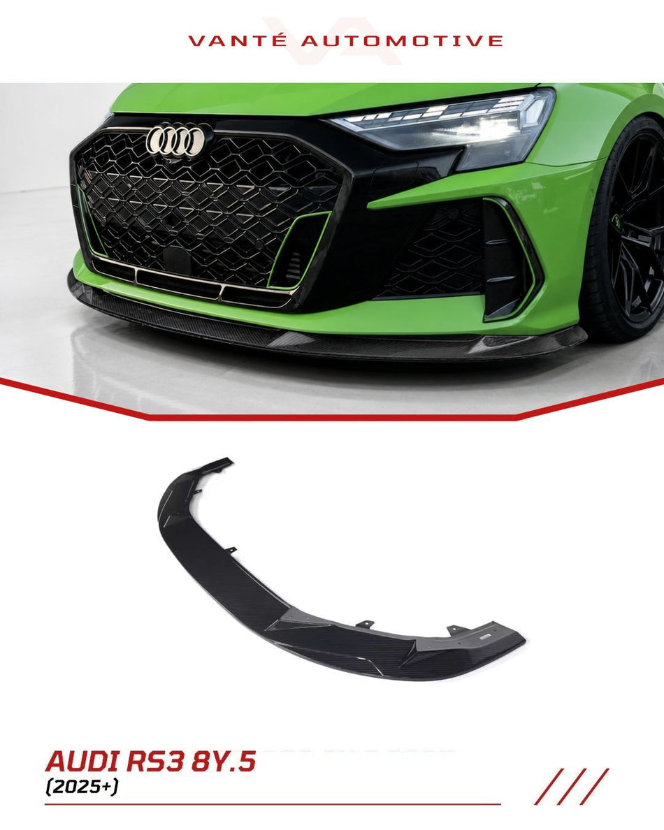 Audi RS3 8Y.5 Carbon Fiber Front Splitter