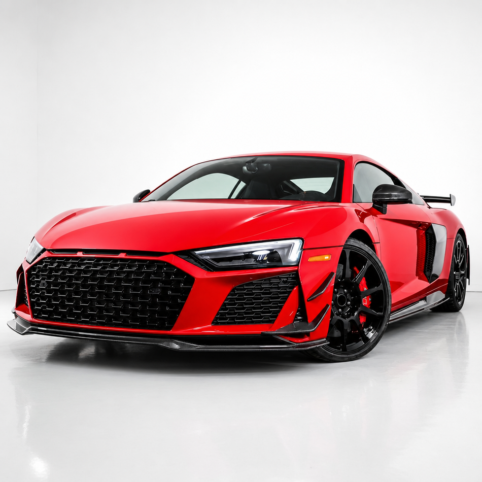 Audi R8 4S FL Carbon Fiber Front Splitter Lip