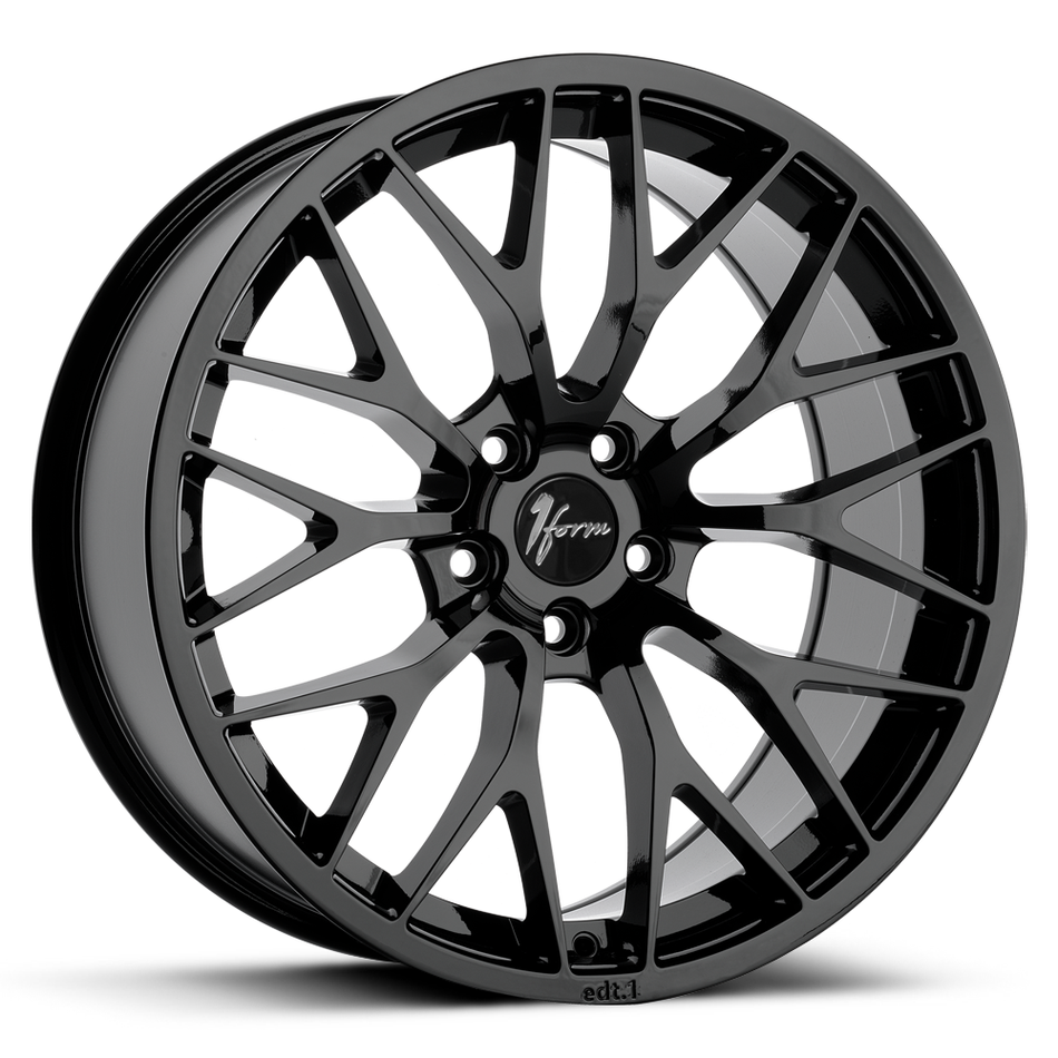 1Form Edition 1 18x8.5 ET35-45 5xBLANK Gloss Black