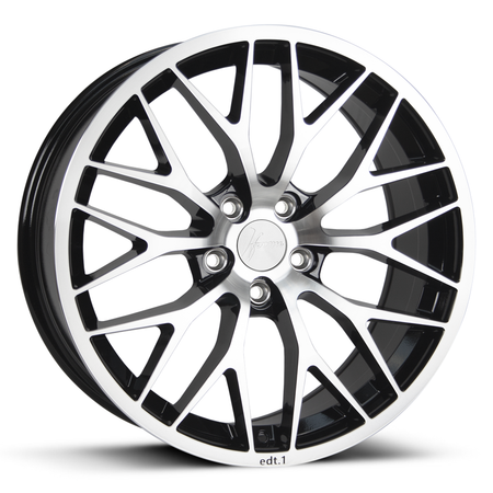 1Form Edition 1 19x8.5 ET30-45 5xBLANK Gloss Black with Polished Face