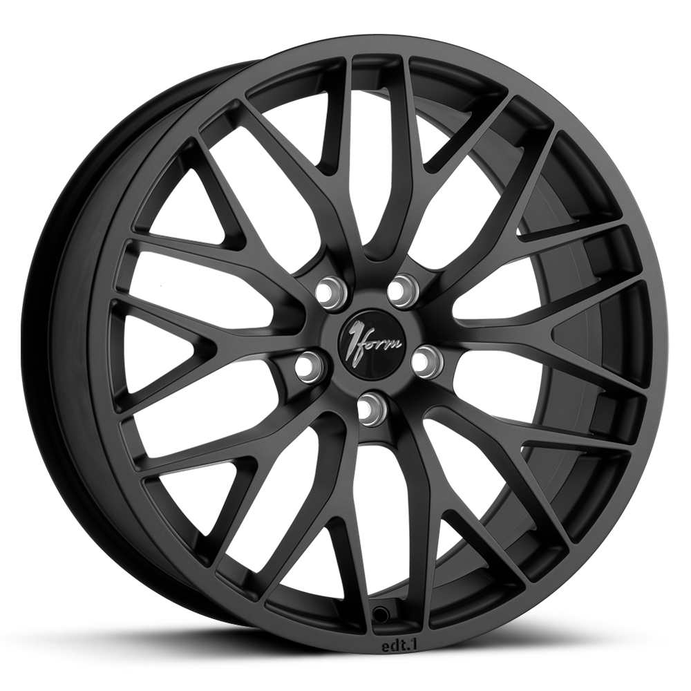 1Form Edition 1 19x8.5 ET30-45 5xBLANK Satin Black