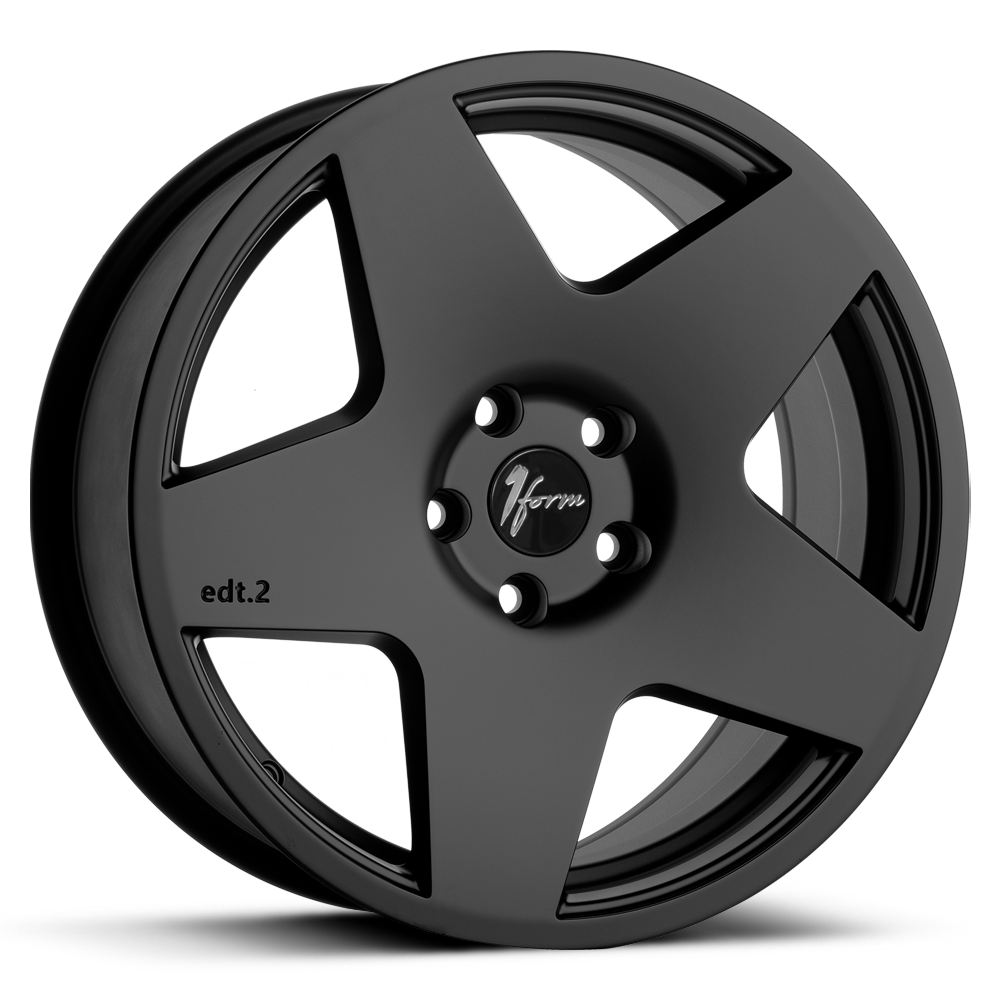 1Form Edition.2 (EDT.2) 18x8.5 ET35-45 5xBLANK Matt Black