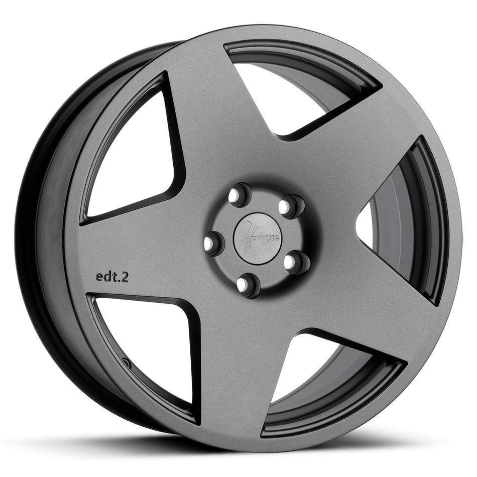 1Form Edition.2 (EDT.2) 18x8.5 ET35-45 5xBLANK Matt Graphite