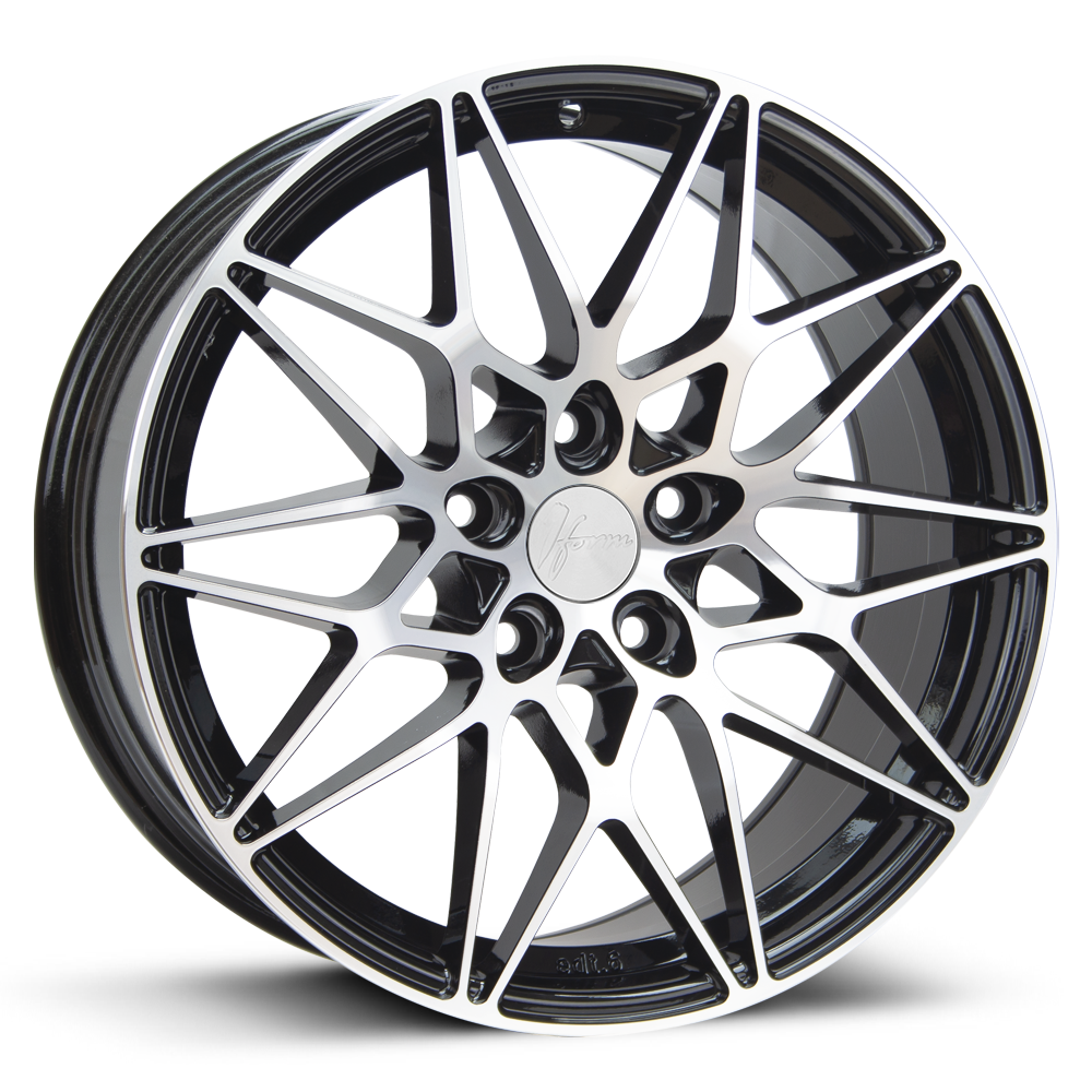 1Form Edition.6 (EDT.6) 19x8.5 ET20-45 5xBLANK Gloss Black with Polished Face