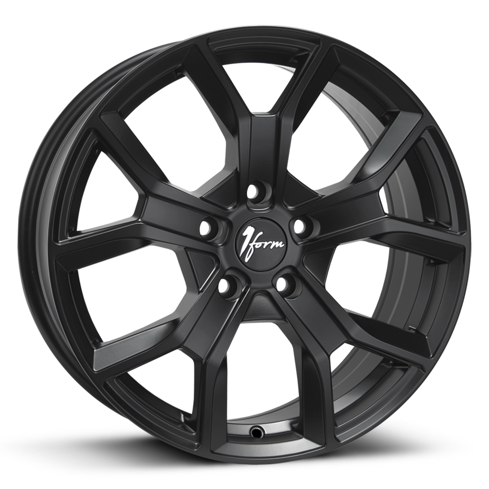 1Form Edition.7 (EDT.7) 16x6.5 ET40-50 5xBLANK Matt Black