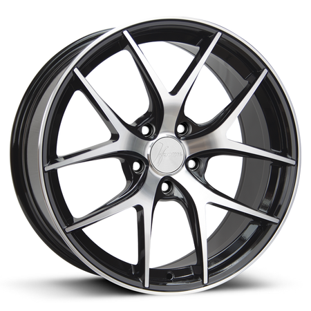 1Form Edition.9 (EDT.9) 19x8.5 ET25-45 5xBLANK Gloss Black with Polished Face