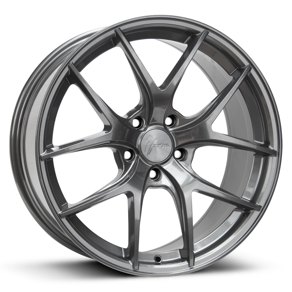 1Form Edition.9 (EDT.9) 18x8 ET35-45 5xBLANK Gloss Graphite