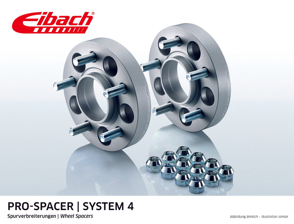 Eibach Pro-Spacer Kit (Pair Of Spacers) 30mm Per Spacer (System 4) S90-4-30-068 (Silver)