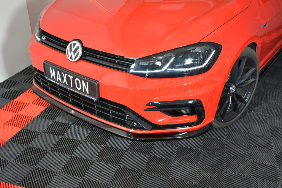 Maxton Design Front Splitter V.6 Volkswagen Golf R / R-Line Mk7 Facelift