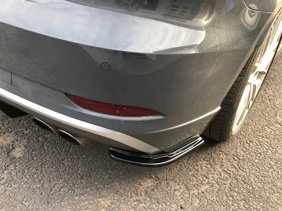 Rear Side Splitters Audi S3 8V Facelift Sportback (2017-2020) - Carbon Look