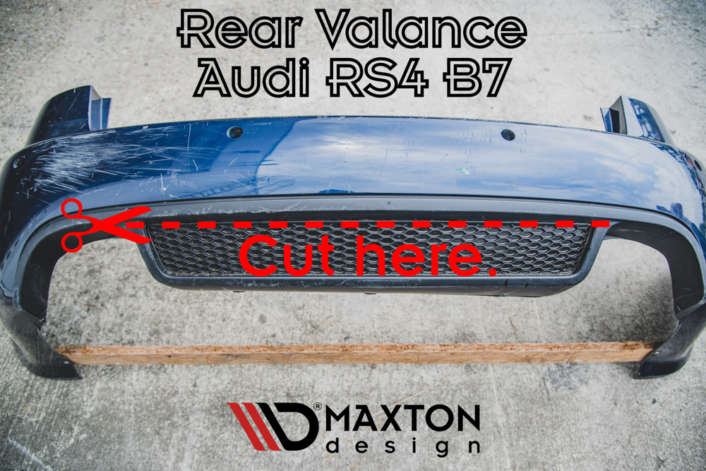 Maxton Design Rear Valance Audi RS4 B7 - AU-RS4-B7-RS1G - Image 8