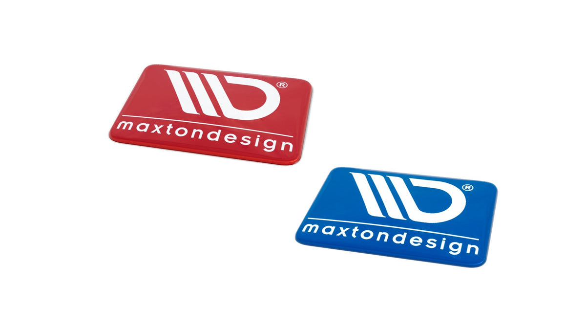 Maxton Design 3D Gel Badge SET - D (Sold AS A PACK OF X6) - NAK-3D-D-6 - Image 1