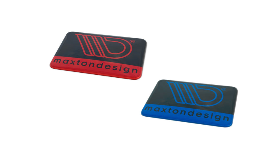 Maxton Design 3D Gel Badge SET - F (Sold AS A PACK OF X6) - NAK-3D-F-6 - Image 1