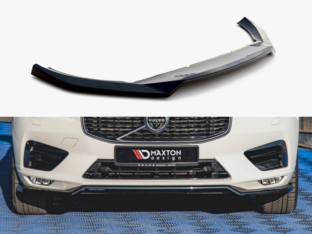 Maxton Design Front Splitter V.1 Volvo XC60 Mk2 R-Design - VO-XC60-2-RDESIGN-FD1G - Image 1