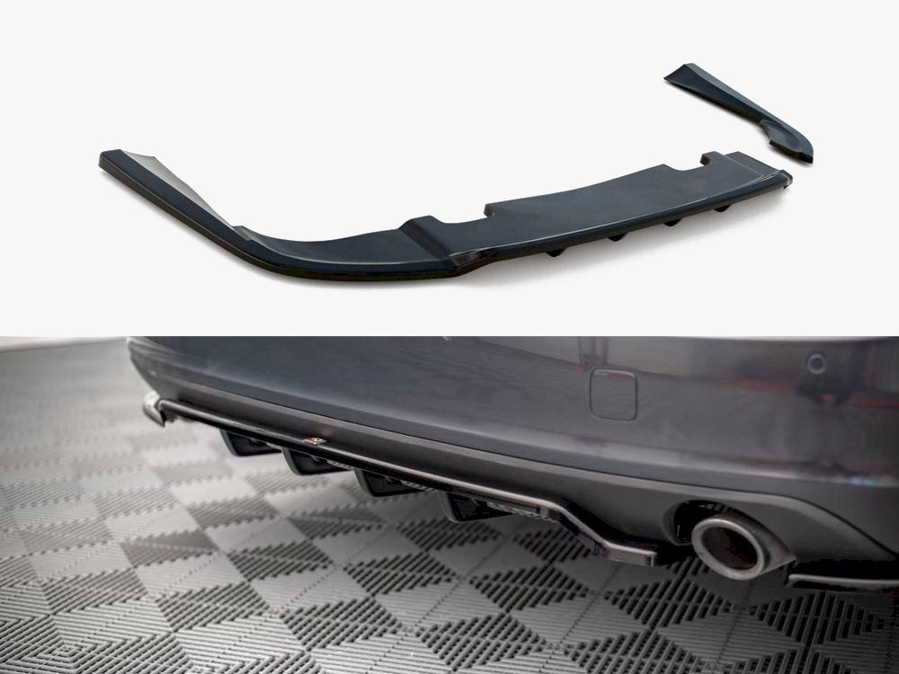 Maxton Design Rear Splitter V.1 (Vertical Bars) Volvo V90 Mk2 - VO-V90-2-RD1G+RSD1G - Image 1