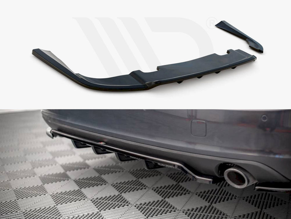 MAXTON DESIGN Rear Splitter V.1 (Vertical Bars) Volvo V90 Mk2