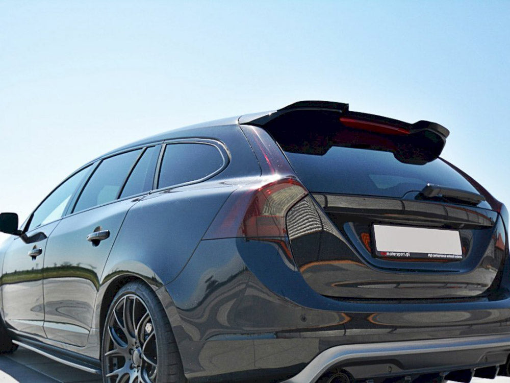 Maxton Design Spoiler CAP Volvo V60 Polestar Facelift - Carbon Look - VO-V60-1F-PS-CAP1C - Image 2