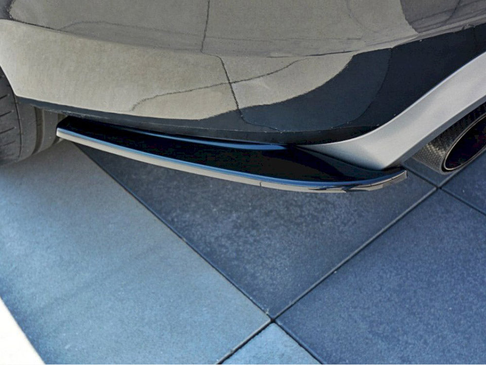 Maxton Design Rear Side Splitters Volvo V60 Polestar Facelift - Carbon Look - VO-V60-1F-PS-RSD1C - Image 1