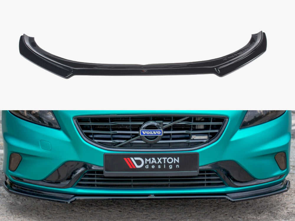 Maxton Design Front Splitter Volvo V40 R-DESIGN (2012-2019) - VO-V40-2-RDESIGN-FD1G - Image 1
