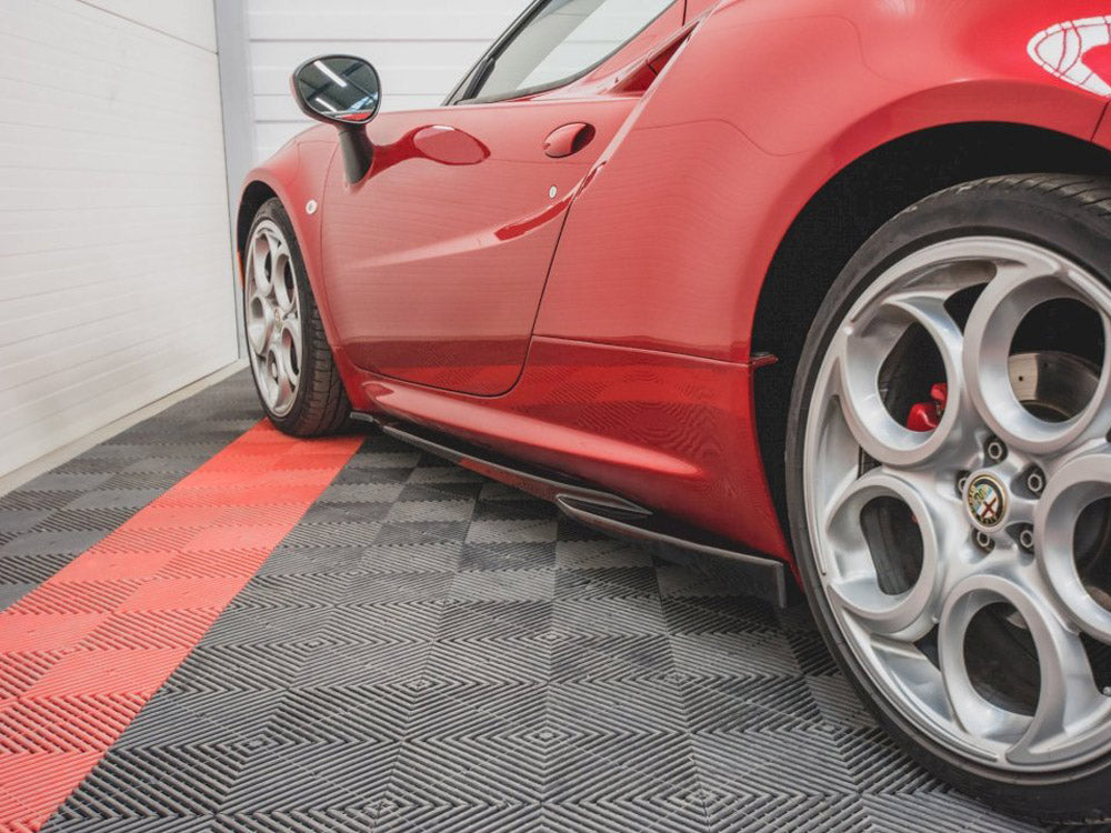 Side Skirts Diffusers Alfa Romeo 4C (2013-2017) - Textured